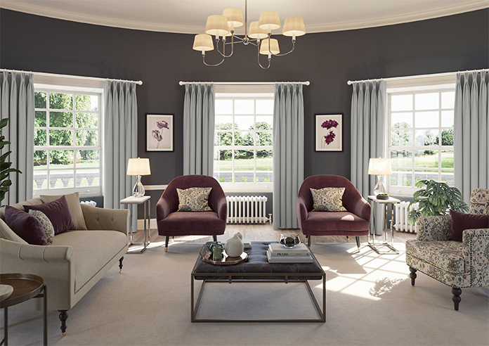 Menton, Stone Grey - Made to Measure Curtains - Image 14